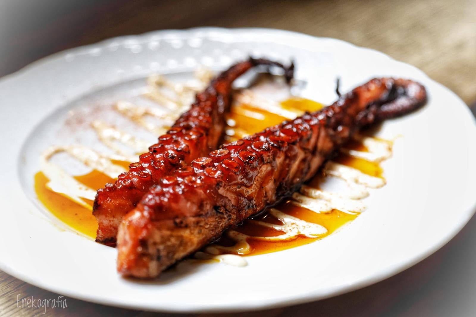 Pulpo a la brasa de Iturrieta
