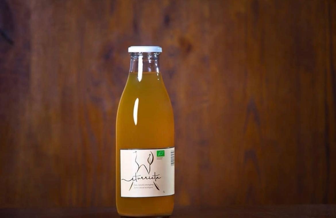 Botella de zumo de Iturrieta